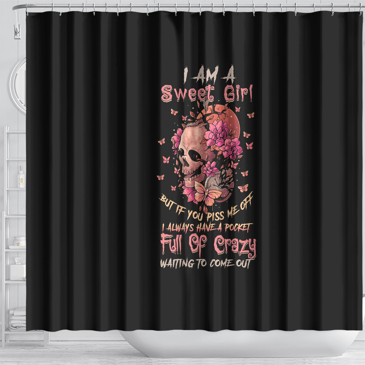 i-am-a-sweet-girl-flower-skull-shower-curtain