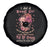 I Am A Sweet Girl Flower Skull Spare Tire Cover - Wonder Print Shop