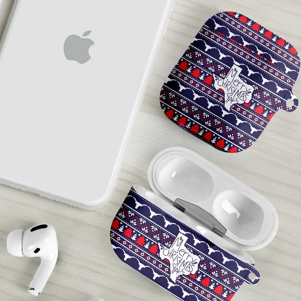 Merry Christmas Y'all AirPods Case Xmas Holiday Patterns - Wonder Print Shop