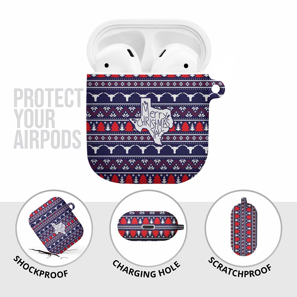 Merry Christmas Y'all AirPods Case Xmas Holiday Patterns - Wonder Print Shop