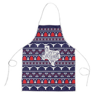 Merry Christmas Y'all Apron Xmas Holiday Patterns - Wonder Print Shop