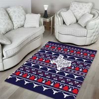 Merry Christmas Y'all Area Rug Xmas Holiday Patterns - Wonder Print Shop