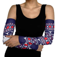 Merry Christmas Y'all Arm Sleeves Xmas Holiday Patterns - Wonder Print Shop