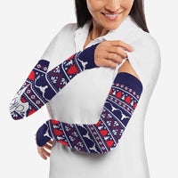 Merry Christmas Y'all Arm Sleeves Xmas Holiday Patterns - Wonder Print Shop