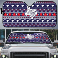 Merry Christmas Y'all Auto Sun Shade Xmas Holiday Patterns - Wonder Print Shop
