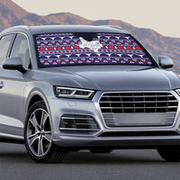 Merry Christmas Y'all Auto Sun Shade Xmas Holiday Patterns - Wonder Print Shop