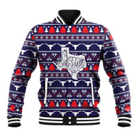 Merry Christmas Y'all Baseball Jacket Xmas Holiday Patterns - Wonder Print Shop