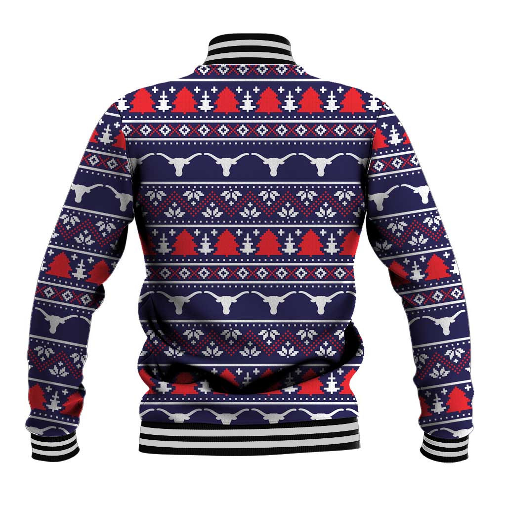 Merry Christmas Y'all Baseball Jacket Xmas Holiday Patterns - Wonder Print Shop