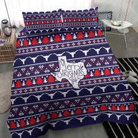 Merry Christmas Y'all Bedding Set Xmas Holiday Patterns - Wonder Print Shop