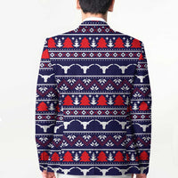 Merry Christmas Y'all Blazer Xmas Holiday Patterns - Wonder Print Shop