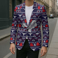 Merry Christmas Y'all Blazer Xmas Holiday Patterns - Wonder Print Shop