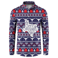 Merry Christmas Y'all Button Sweatshirt Xmas Holiday Patterns - Wonder Print Shop