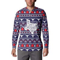 Merry Christmas Y'all Button Sweatshirt Xmas Holiday Patterns - Wonder Print Shop