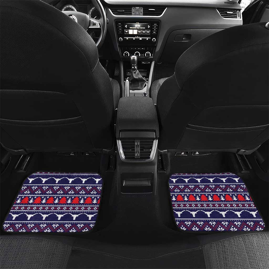 Merry Christmas Y'all Car Mats Xmas Holiday Patterns - Wonder Print Shop
