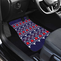 Merry Christmas Y'all Car Mats Xmas Holiday Patterns - Wonder Print Shop