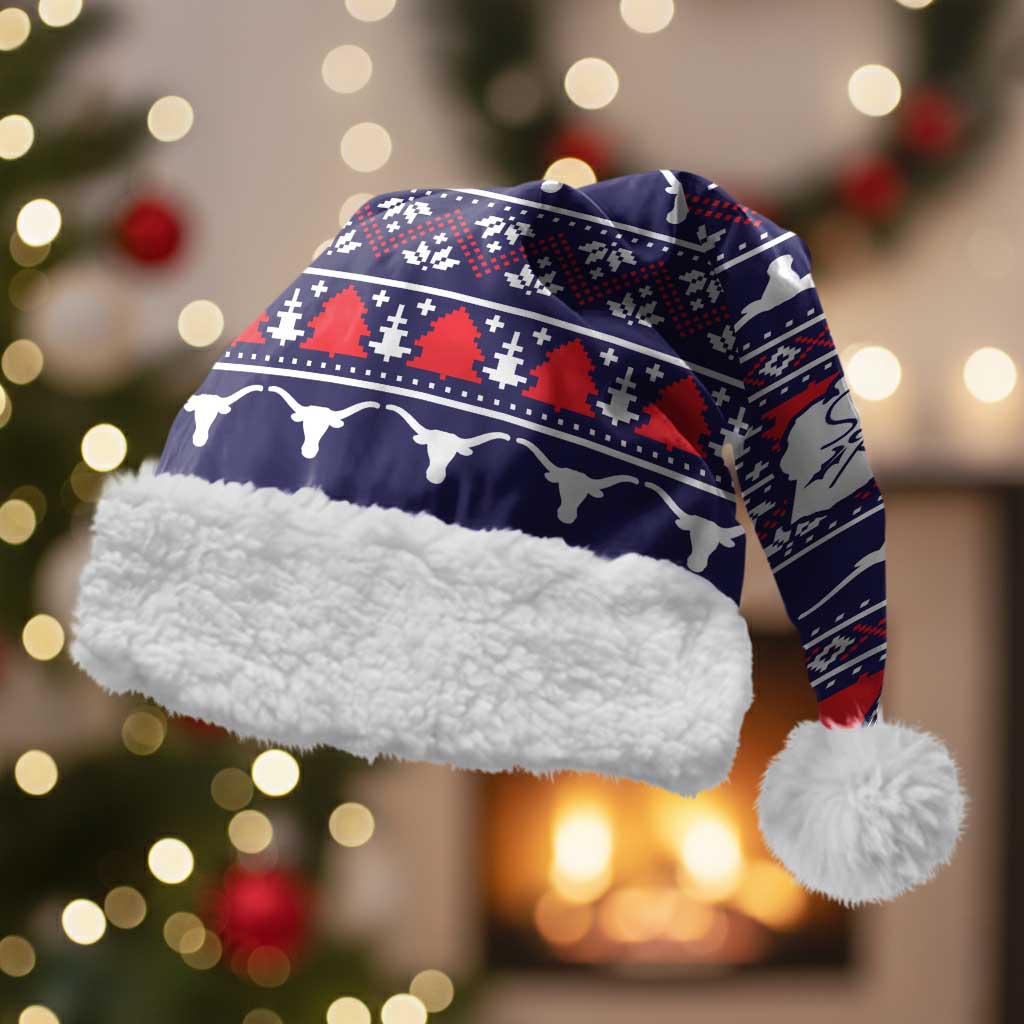 Merry Christmas Y'all Christmas Santa Hat Xmas Holiday Patterns - Wonder Print Shop