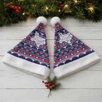 Merry Christmas Y'all Christmas Santa Hat Xmas Holiday Patterns - Wonder Print Shop