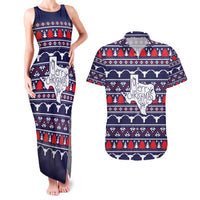 Merry Christmas Y'all Couples Matching Tank Maxi Dress and Hawaiian Shirt Xmas Holiday Patterns - Wonder Print Shop