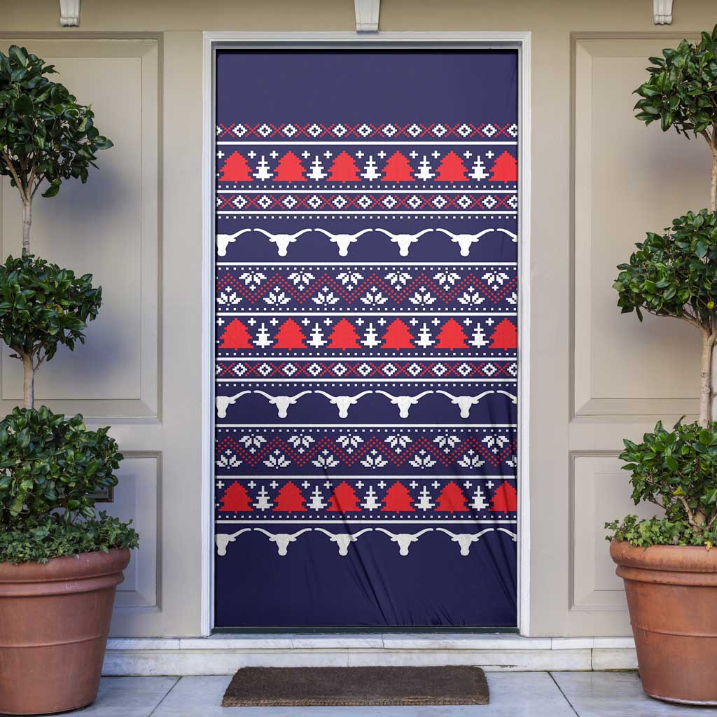 Merry Christmas Y'all Door Cover Xmas Holiday Patterns - Wonder Print Shop