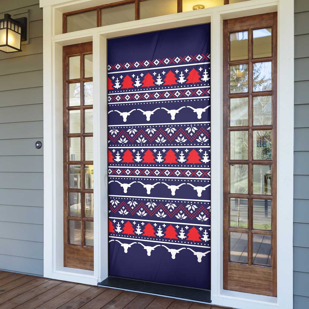 Merry Christmas Y'all Door Cover Xmas Holiday Patterns - Wonder Print Shop