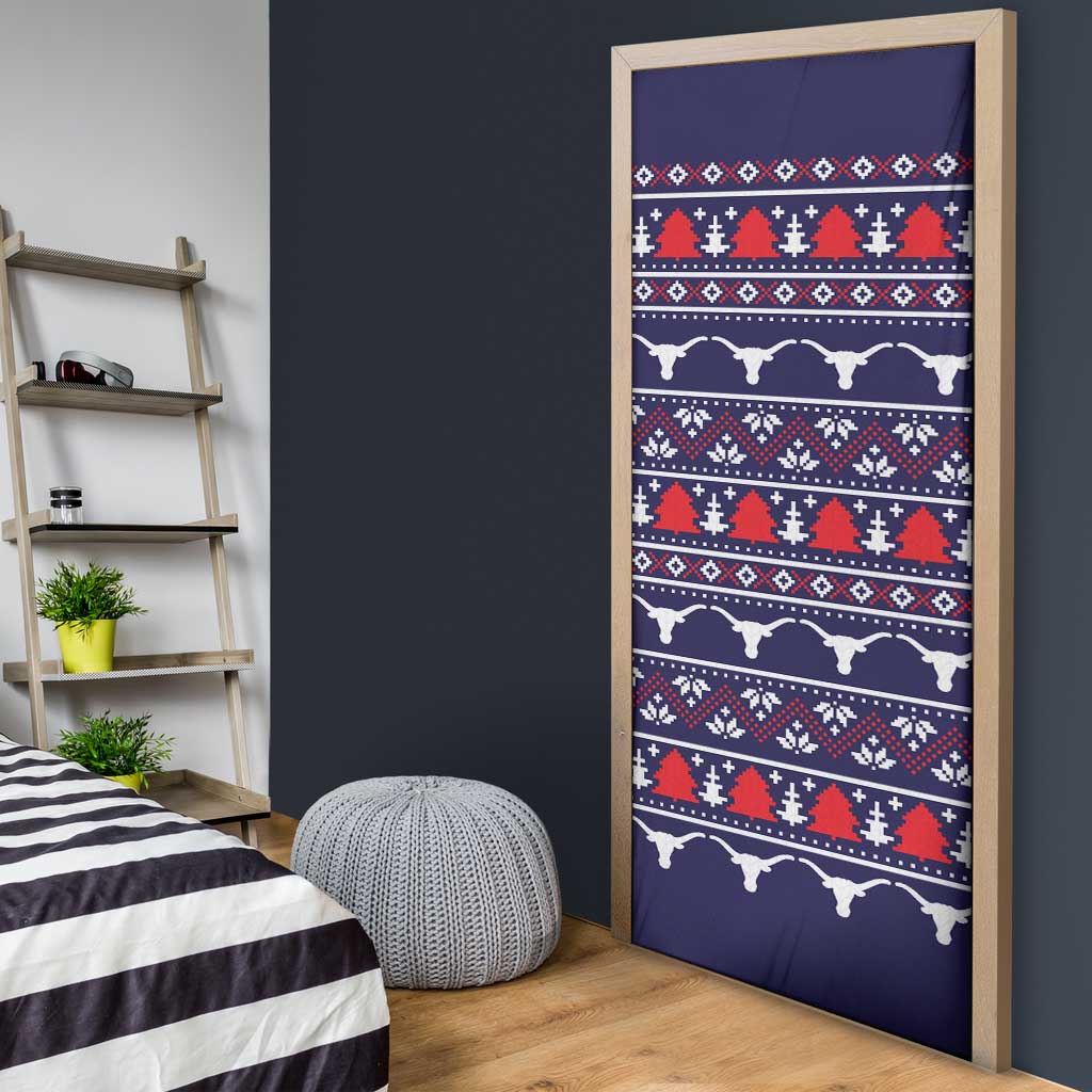 Merry Christmas Y'all Door Cover Xmas Holiday Patterns - Wonder Print Shop