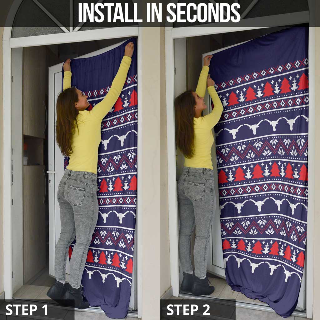 Merry Christmas Y'all Door Cover Xmas Holiday Patterns - Wonder Print Shop