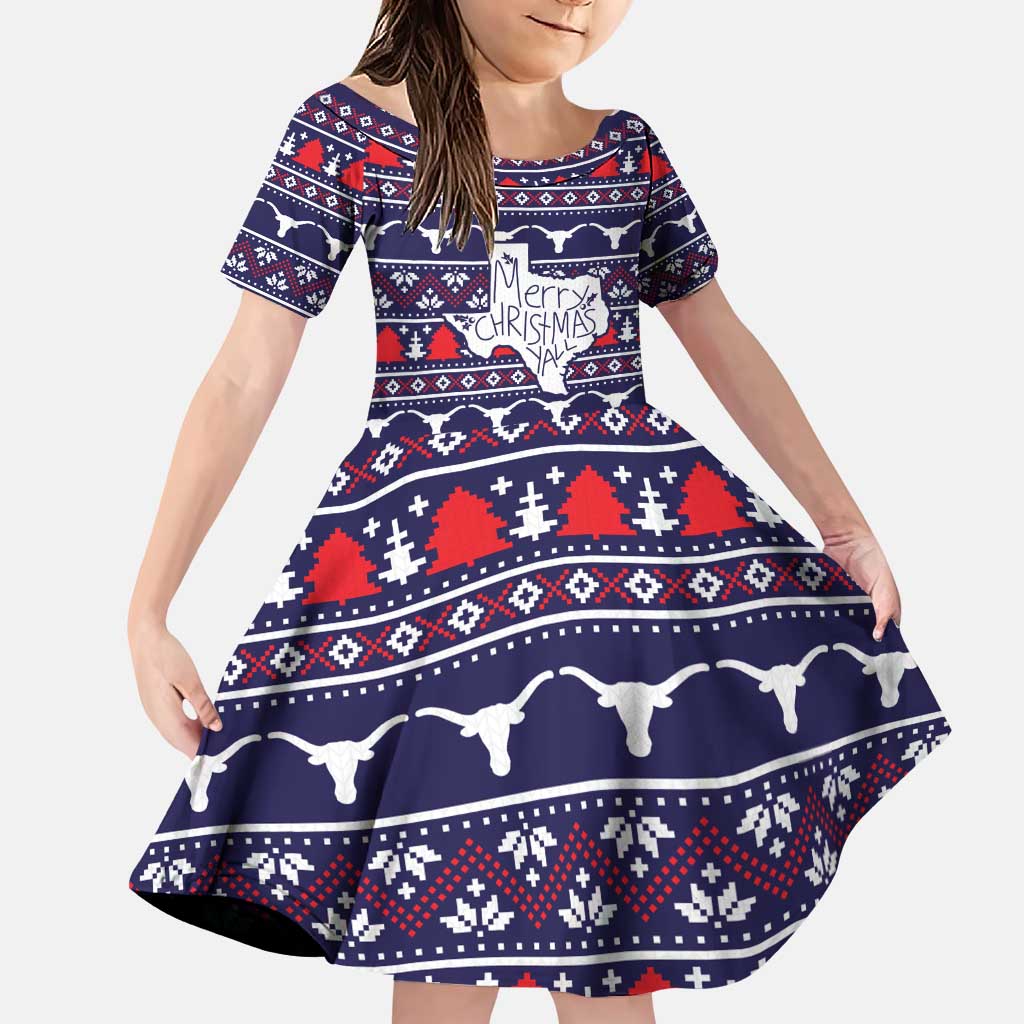 Merry Christmas Y'all Family Matching Puletasi and Hawaiian Shirt Xmas Holiday Patterns - Wonder Print Shop