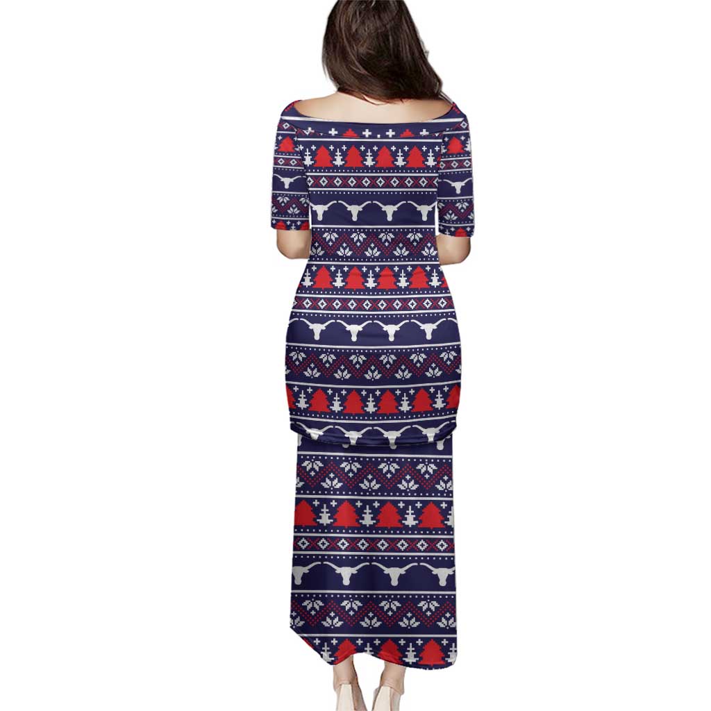 Merry Christmas Y'all Family Matching Puletasi and Hawaiian Shirt Xmas Holiday Patterns - Wonder Print Shop