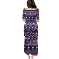 Merry Christmas Y'all Family Matching Puletasi and Hawaiian Shirt Xmas Holiday Patterns - Wonder Print Shop