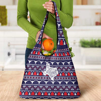 Merry Christmas Y'all Grocery Bag Xmas Holiday Patterns - Wonder Print Shop