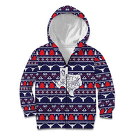 Merry Christmas Y'all Kid Hoodie Xmas Holiday Patterns - Wonder Print Shop