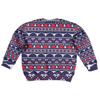 Merry Christmas Y'all Kid Ugly Christmas Sweater Xmas Holiday Patterns - Wonder Print Shop