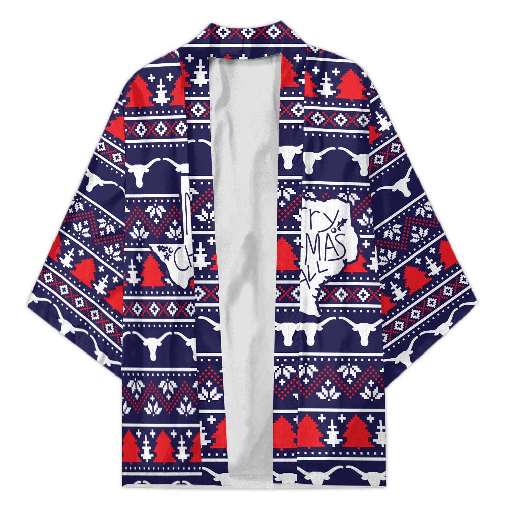 Merry Christmas Y'all Kimono Xmas Holiday Patterns - Wonder Print Shop