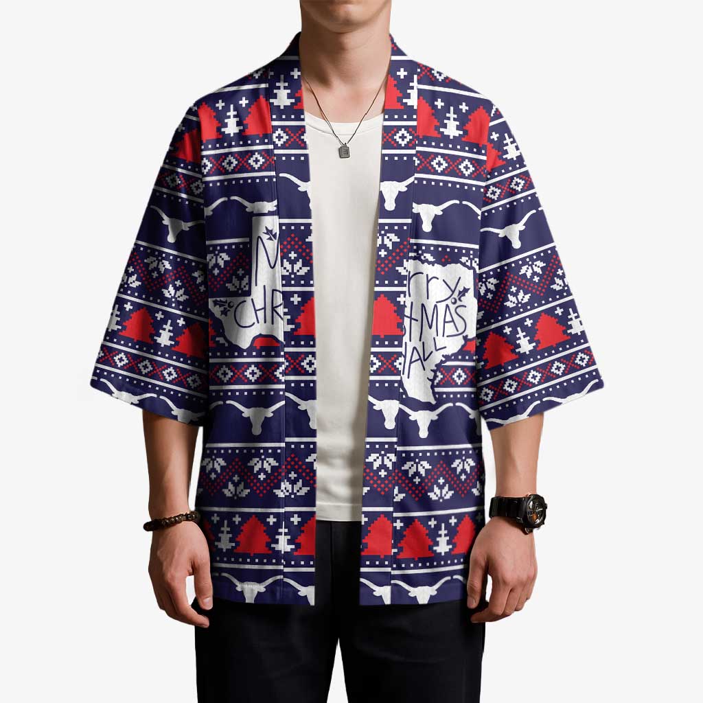 Merry Christmas Y'all Kimono Xmas Holiday Patterns - Wonder Print Shop