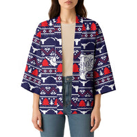 Merry Christmas Y'all Kimono Xmas Holiday Patterns - Wonder Print Shop