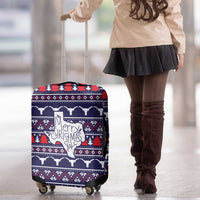 Merry Christmas Y'all Luggage Cover Xmas Holiday Patterns - Wonder Print Shop
