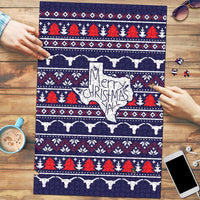 Merry Christmas Y'all Puzzle Xmas Holiday Patterns - Wonder Print Shop