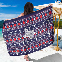 Merry Christmas Y'all Sarong Xmas Holiday Patterns - Wonder Print Shop