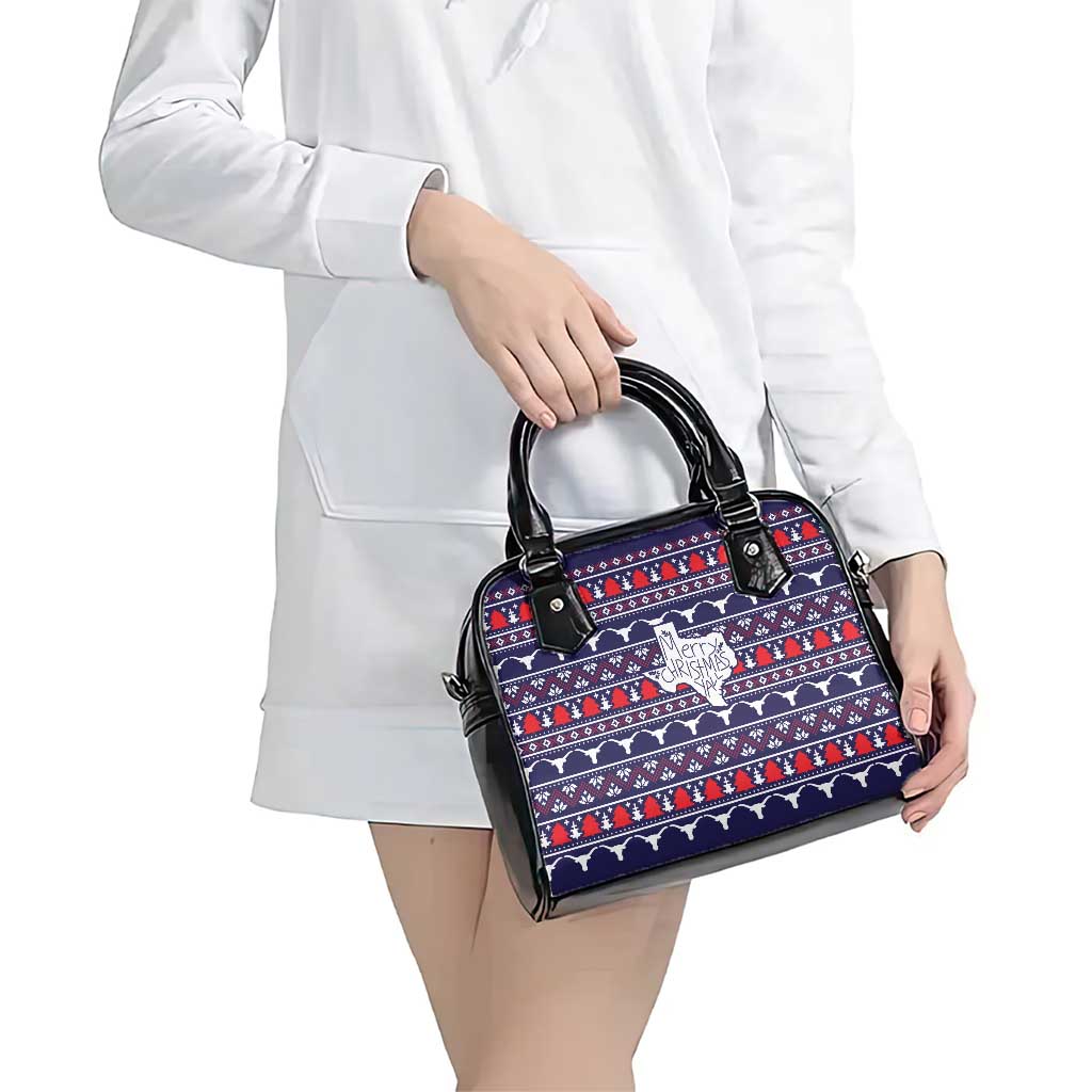 Merry Christmas Y'all Shoulder Handbag Xmas Holiday Patterns - Wonder Print Shop