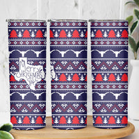 Merry Christmas Y'all Skinny Tumbler Xmas Holiday Patterns - Wonder Print Shop