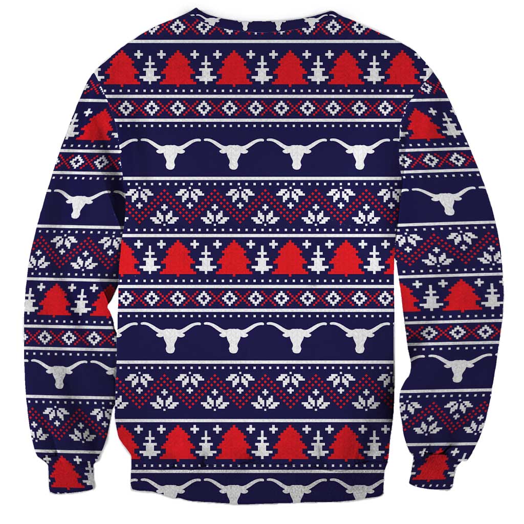 Merry Christmas Y'all Sweatshirt Xmas Holiday Patterns - Wonder Print Shop