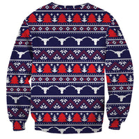 Merry Christmas Y'all Sweatshirt Xmas Holiday Patterns - Wonder Print Shop