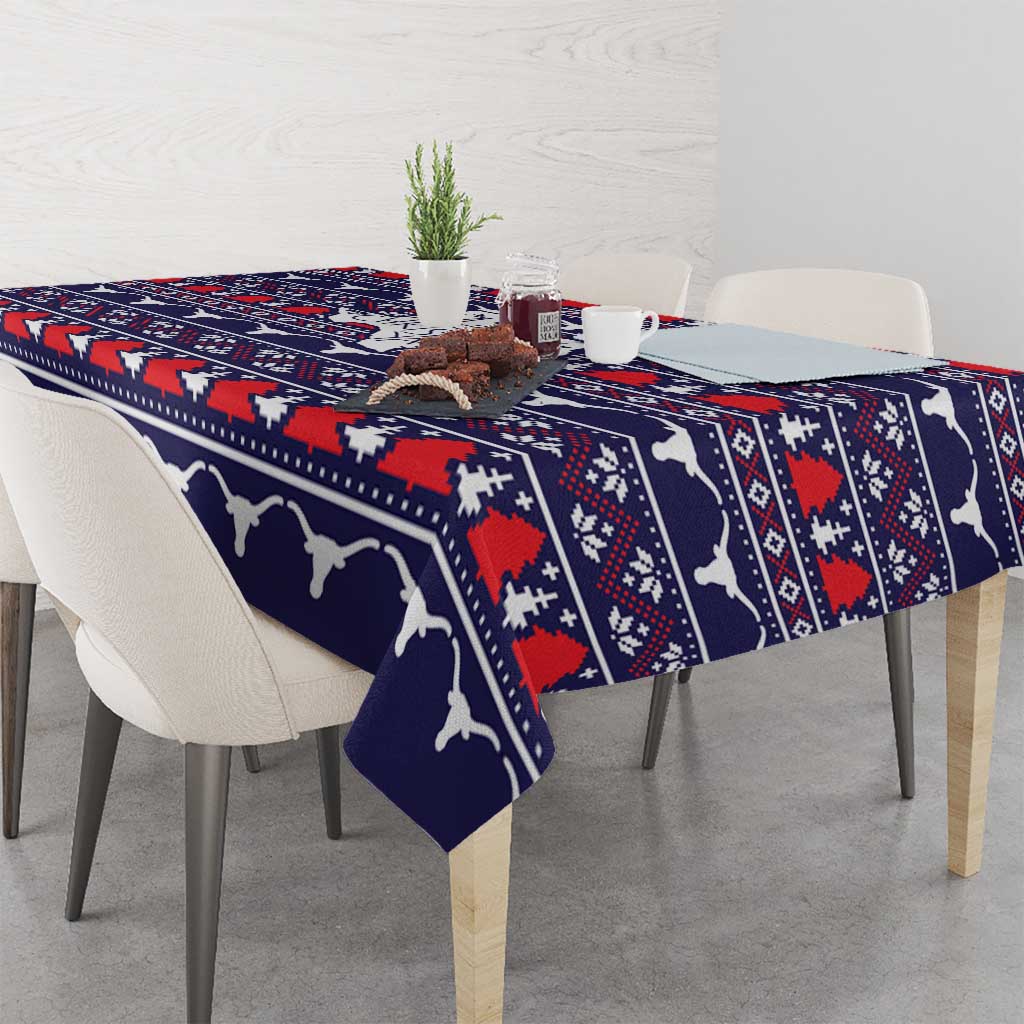 Merry Christmas Y'all Tablecloth Xmas Holiday Patterns - Wonder Print Shop