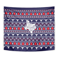Merry Christmas Y'all Tapestry Xmas Holiday Patterns - Wonder Print Shop