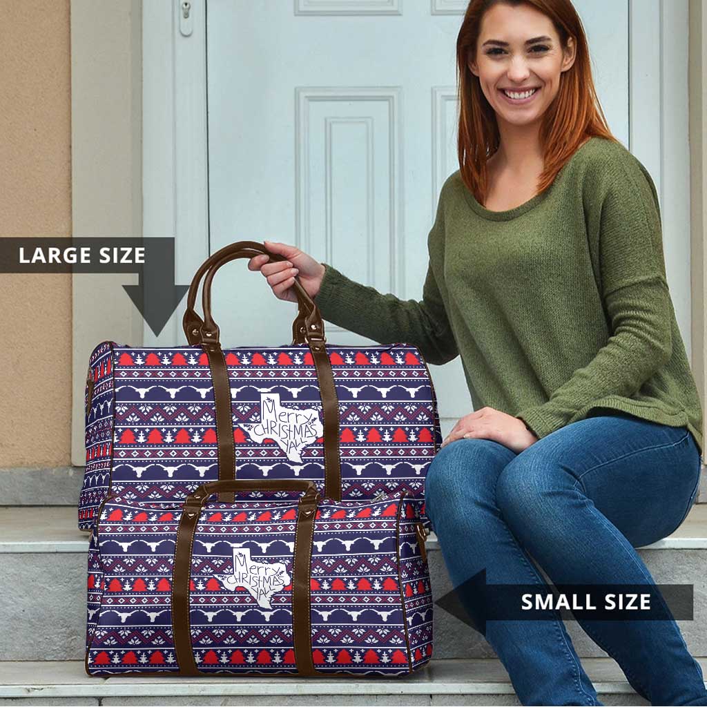 Merry Christmas Y'all Travel Bag Xmas Holiday Patterns - Wonder Print Shop