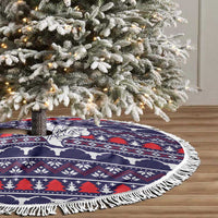 Merry Christmas Y'all Tree Skirt Xmas Holiday Patterns - Wonder Print Shop