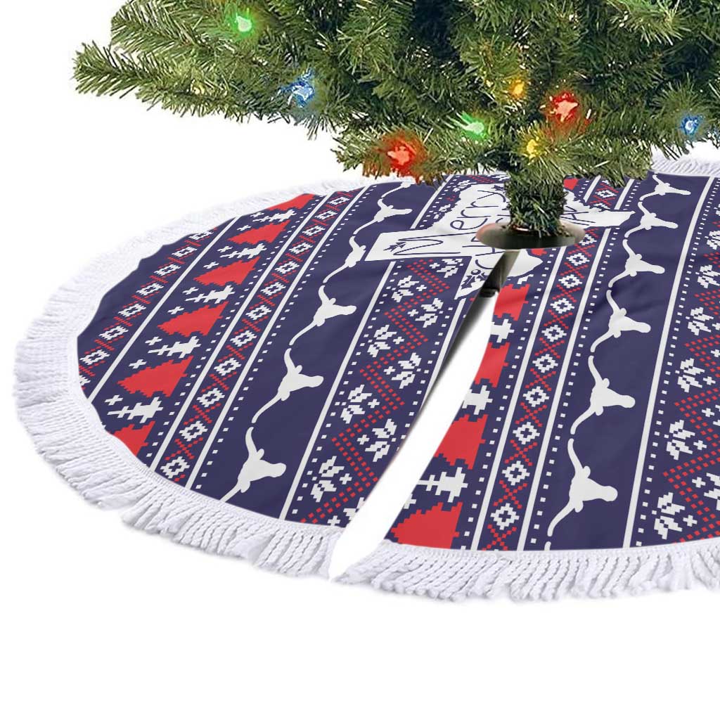 Merry Christmas Y'all Tree Skirt Xmas Holiday Patterns - Wonder Print Shop