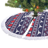 Merry Christmas Y'all Tree Skirt Xmas Holiday Patterns - Wonder Print Shop