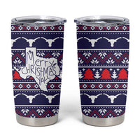 Merry Christmas Y'all Tumbler Cup Xmas Holiday Patterns - Wonder Print Shop