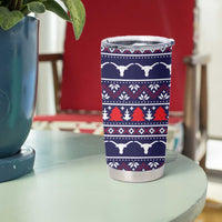 Merry Christmas Y'all Tumbler Cup Xmas Holiday Patterns - Wonder Print Shop